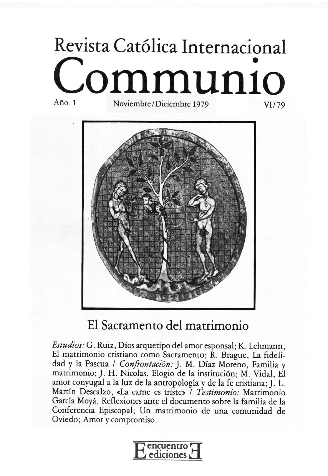 Capa Revista Communio - Eclesiologia, Ética