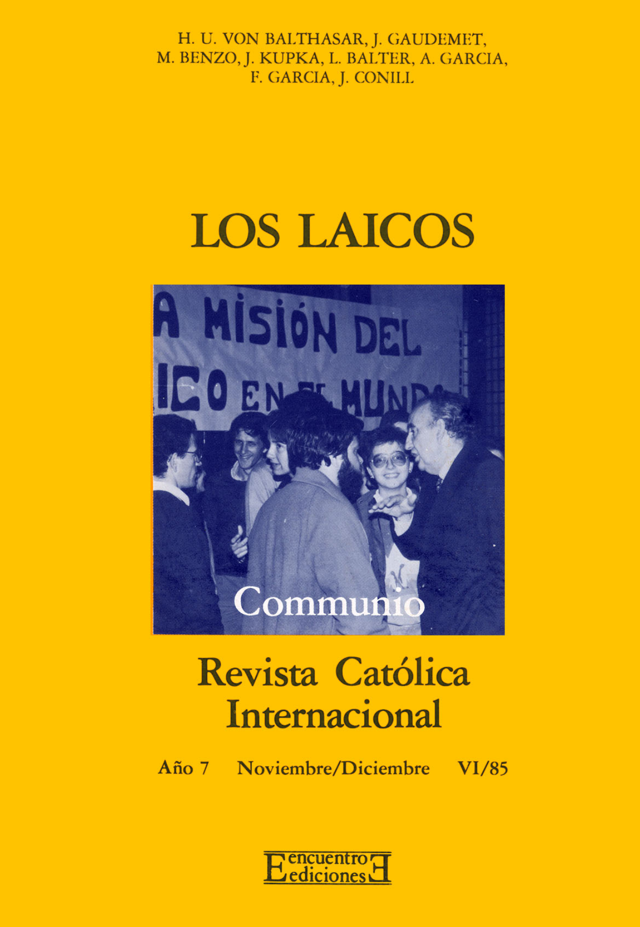 Capa Revista Communio - Eclesiologia