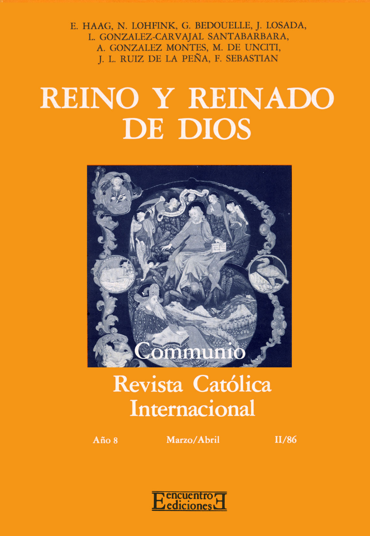 Capa Revista Communio - Teologia, Sociedade
