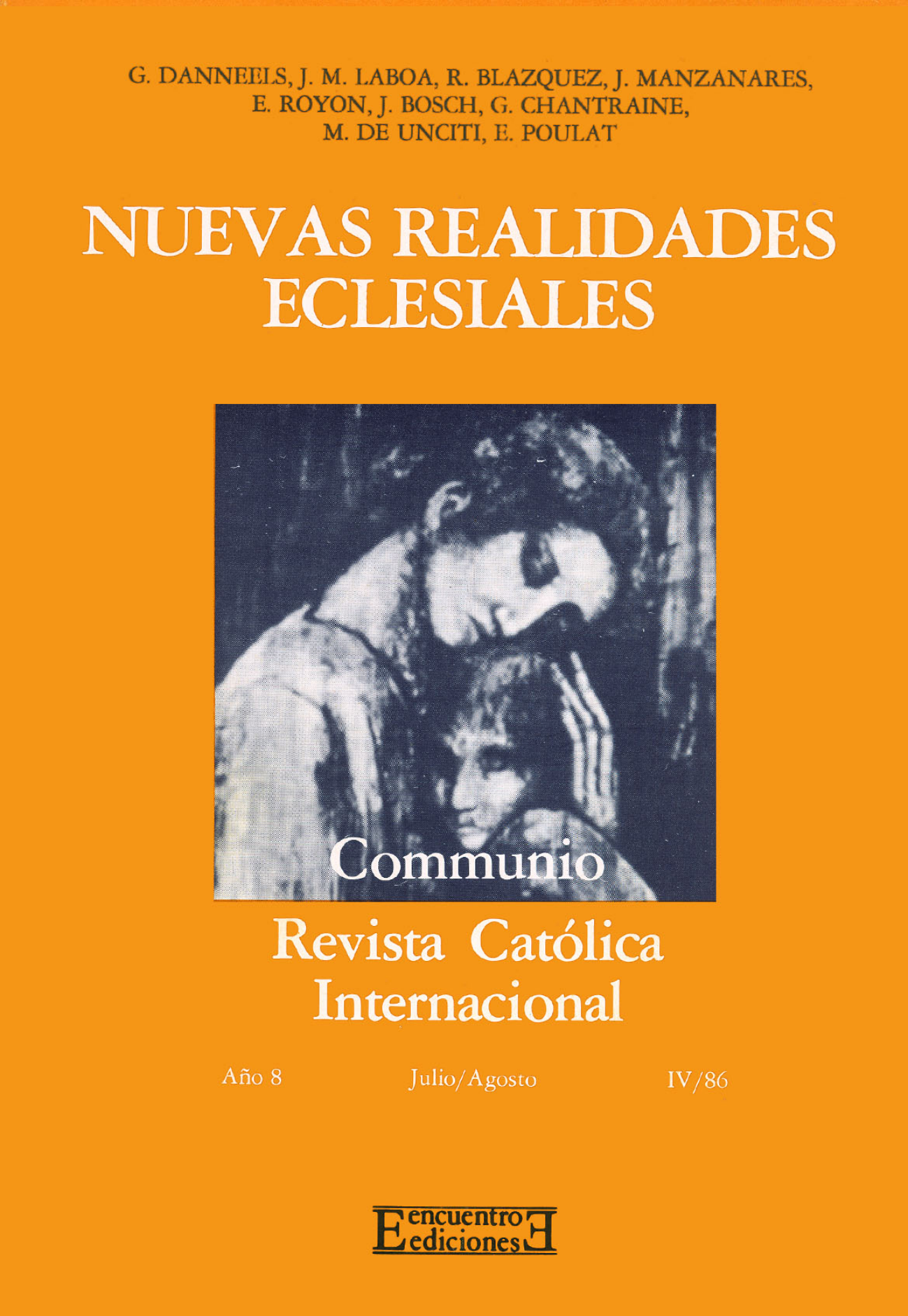 Capa Revista Communio - Eclesiologia