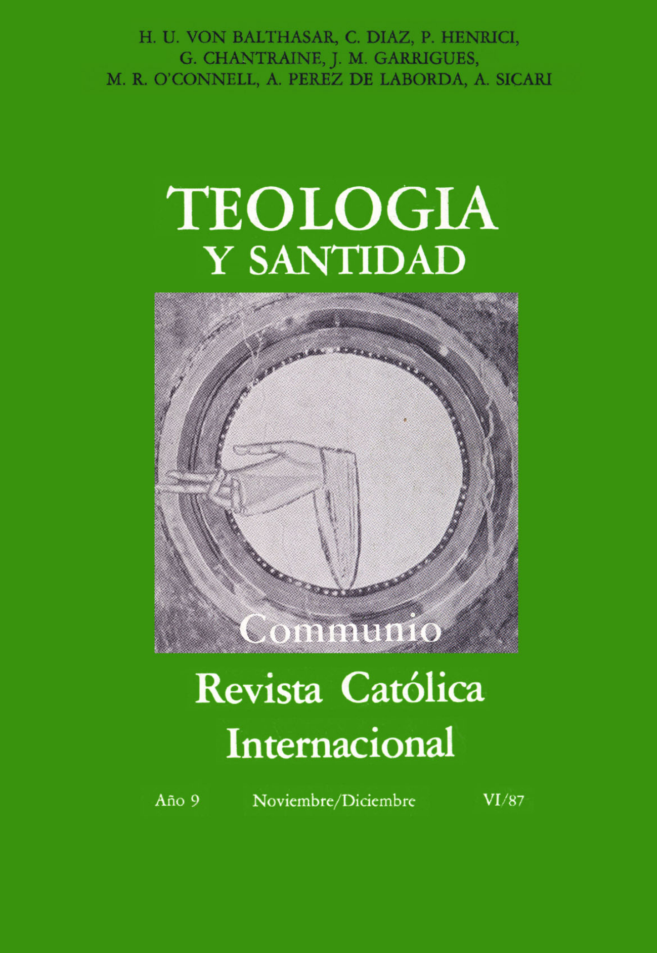 Capa Revista Communio - Teologia, Espiritualidade