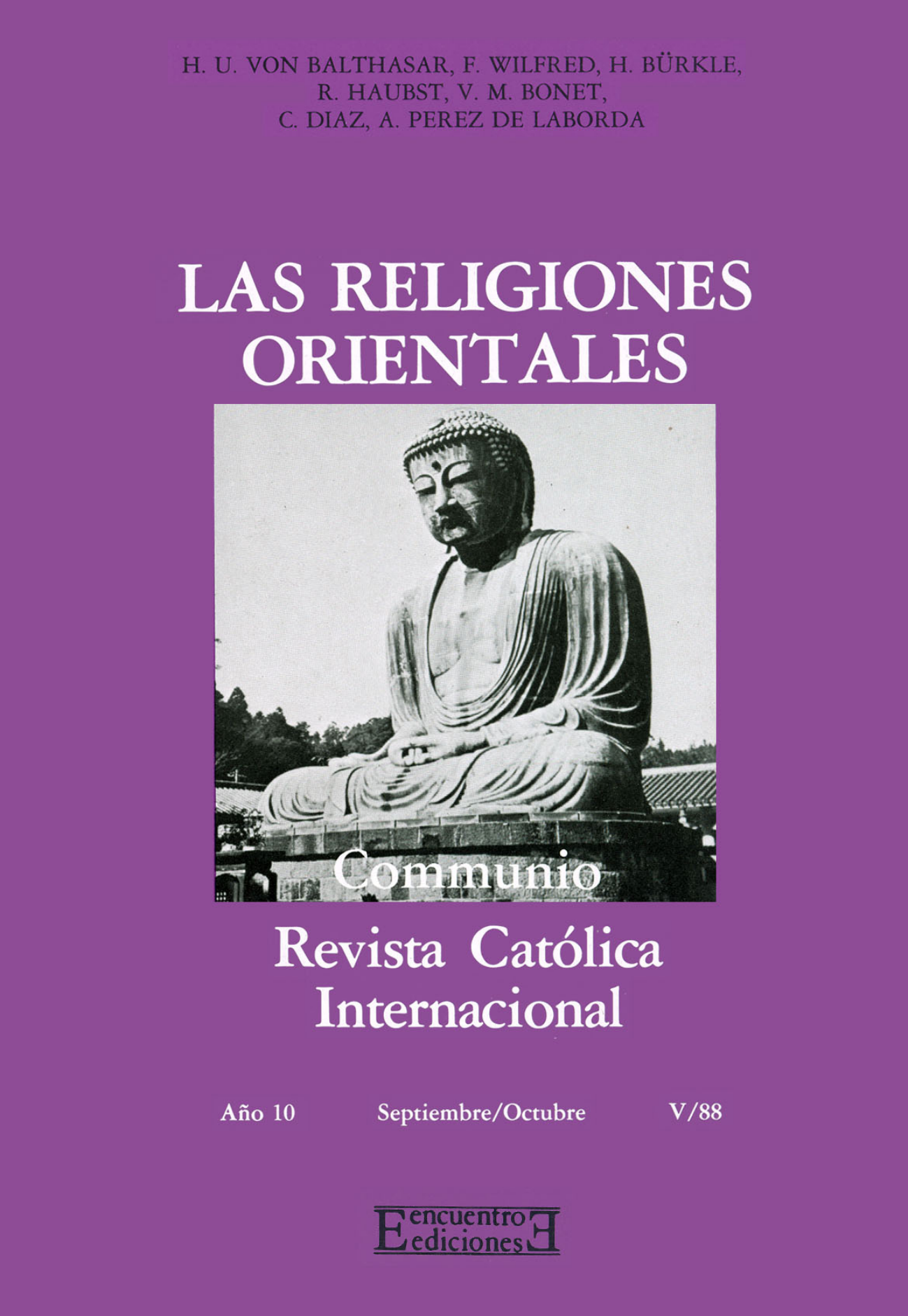 Capa Revista Communio - Diálogo