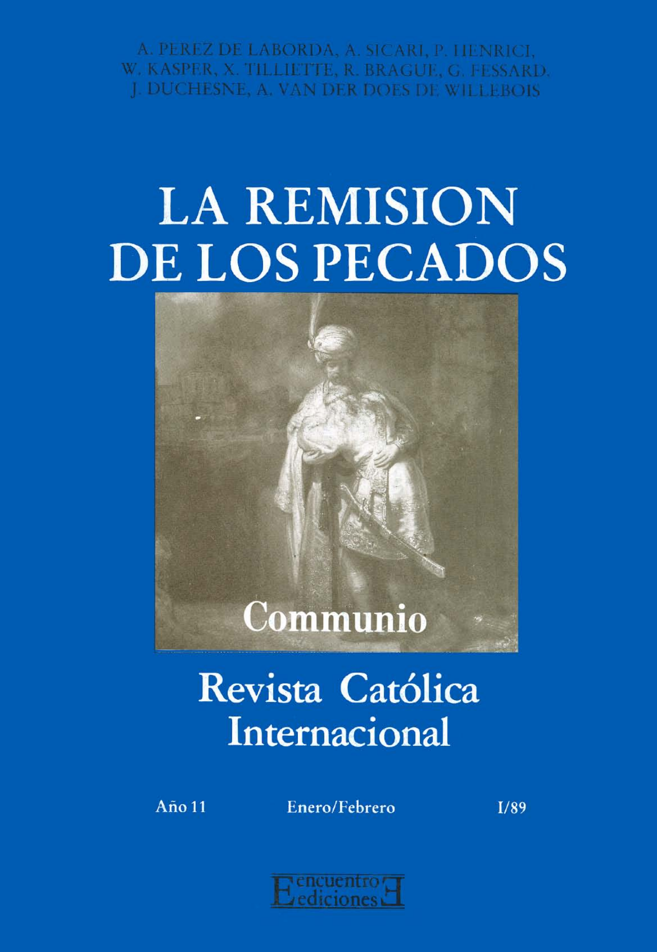 Capa Revista Communio - Teologia