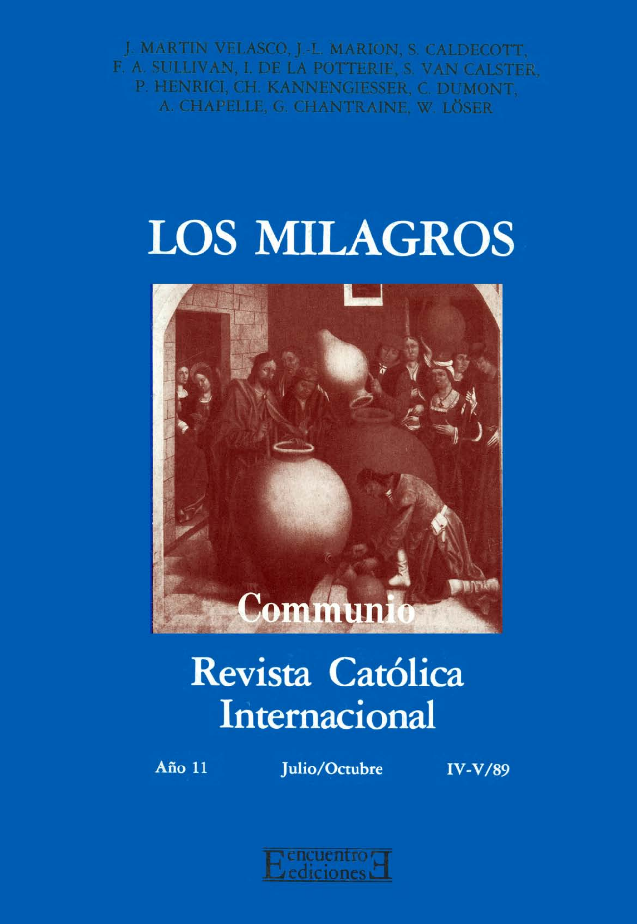 Capa Revista Communio - Teologia
