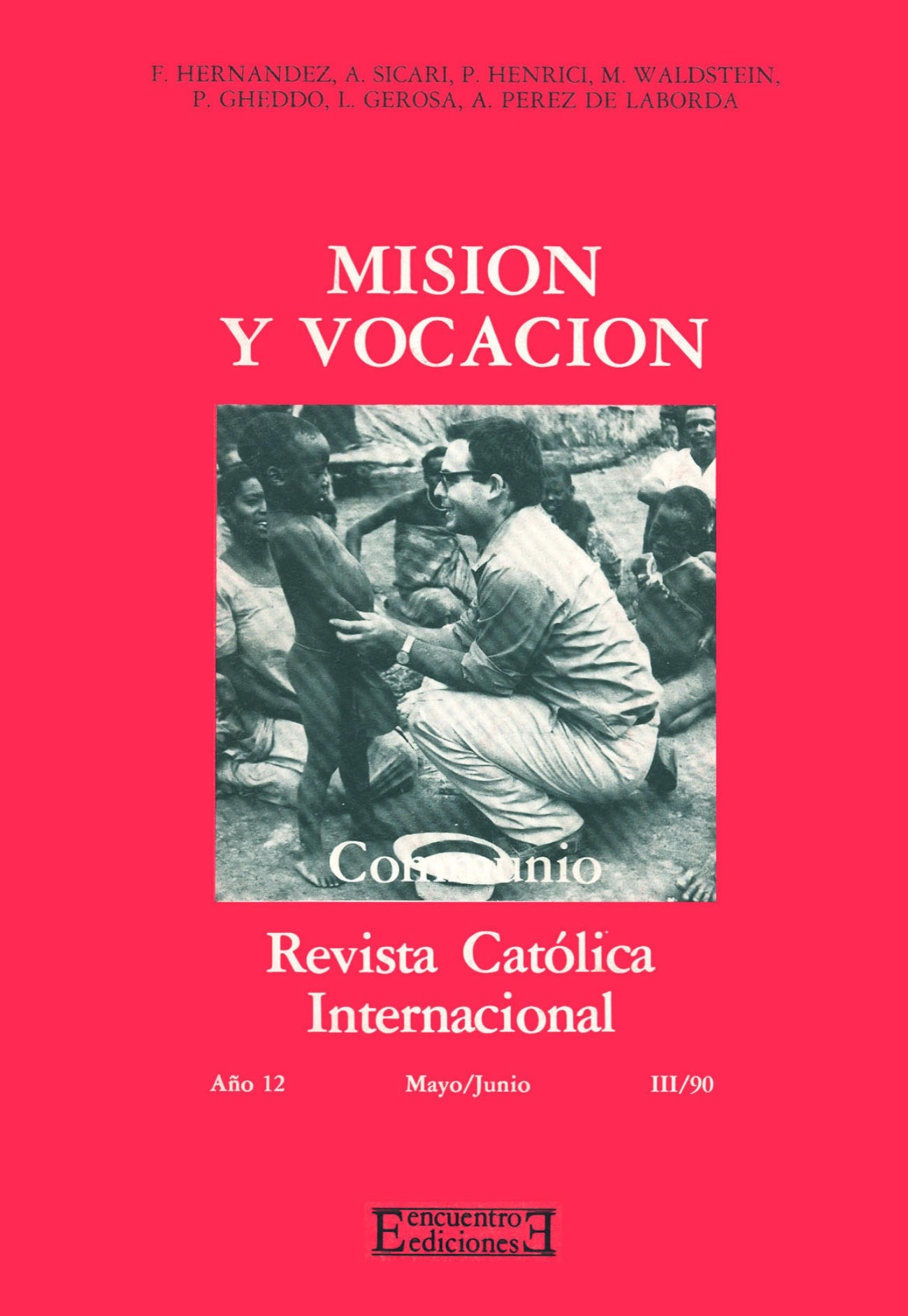 Capa Revista Communio - Evangelização