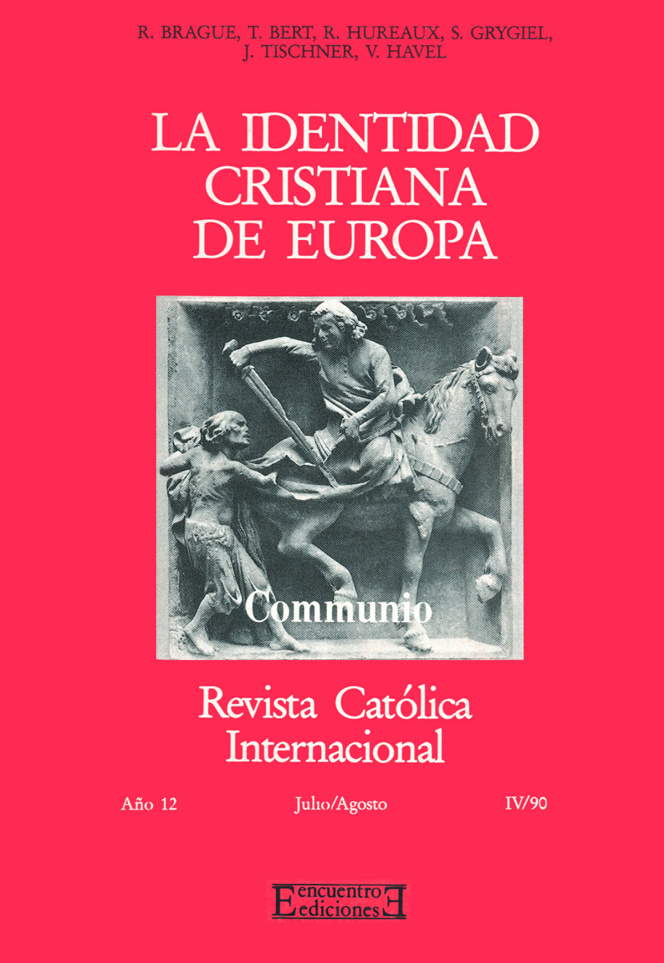 Capa Revista Communio - Sociedade
