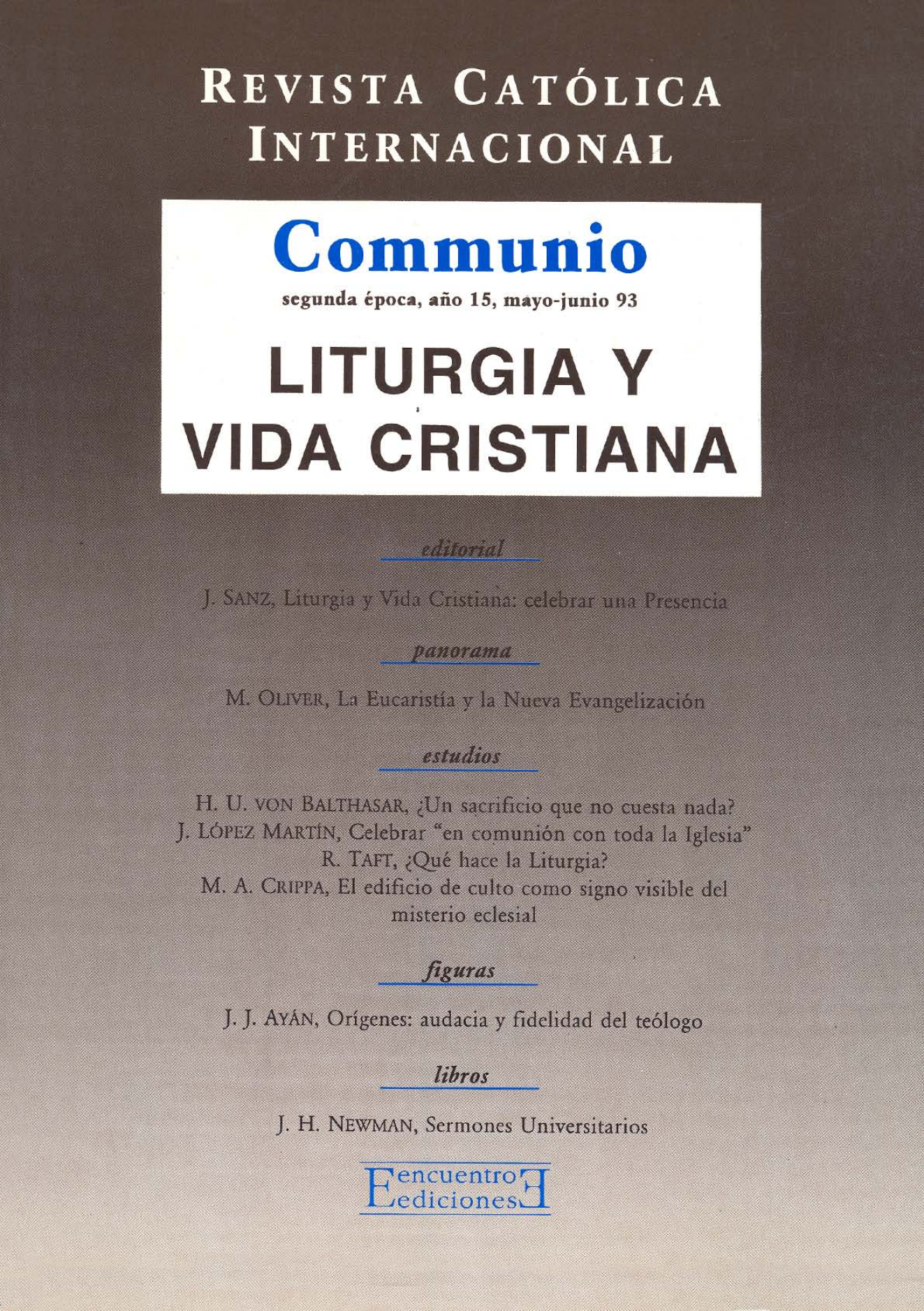 Capa Revista Communio - Eclesiologia